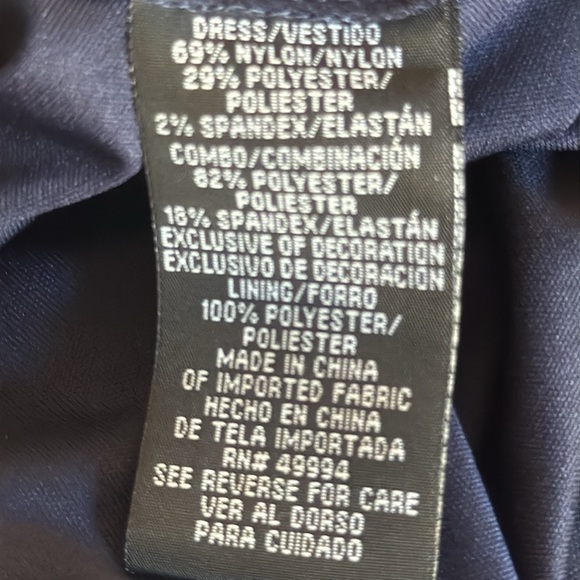 R&M Richards Beaded Blue Halter Maxi Dress - Picture 11 of 11